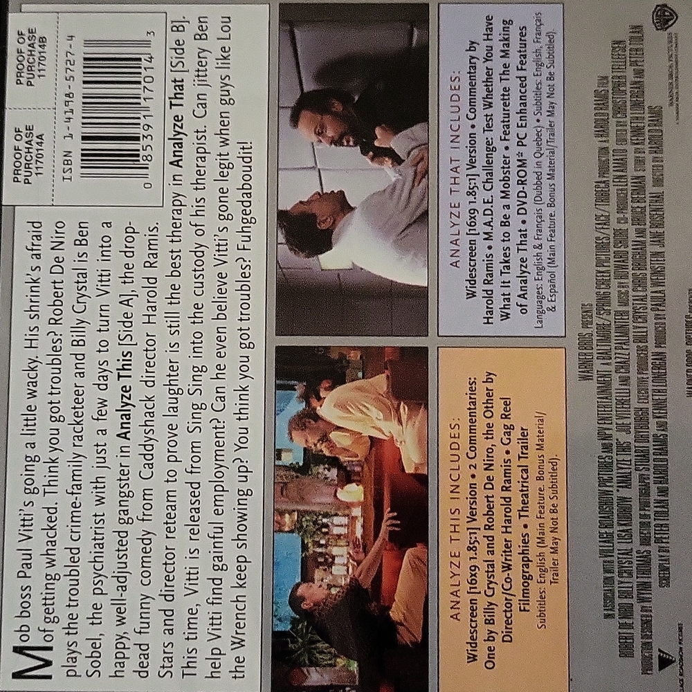 Analyze This Analyze That DVD - Picture 5 of 8